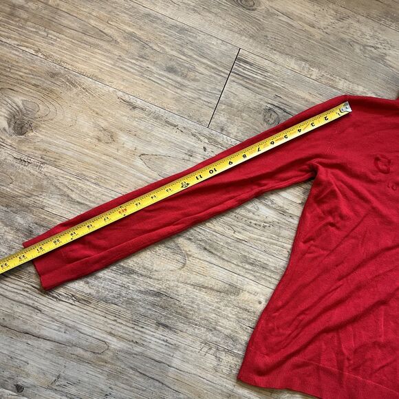 Guess Vintage Sweater Women's Small Turtleneck 90s Y2K Red Christmas Holiday - Picture 8 of 8